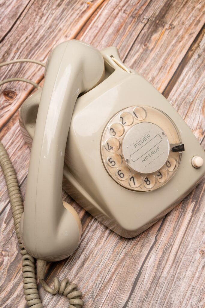 contact, call up, retro